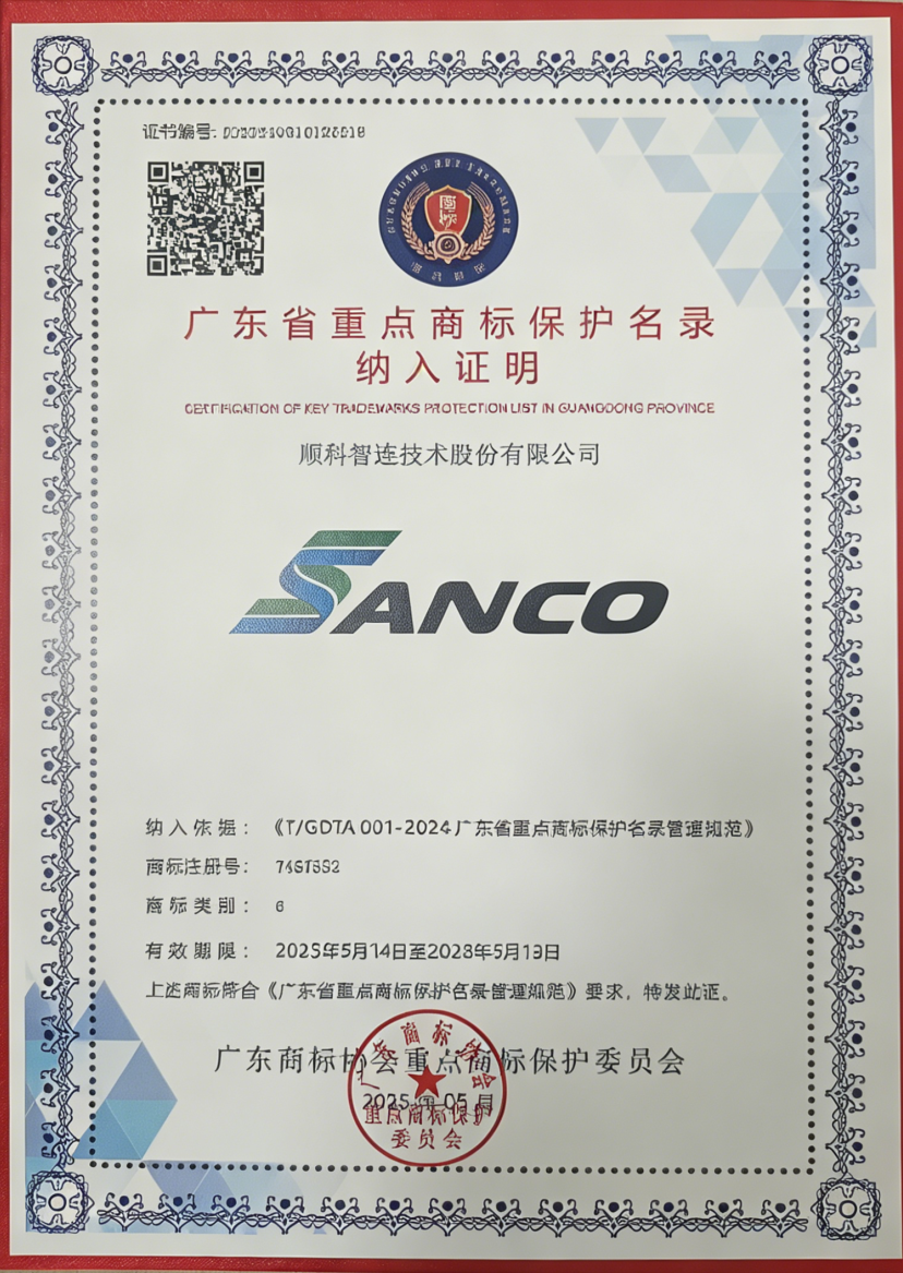 广东省重点商标保护名录